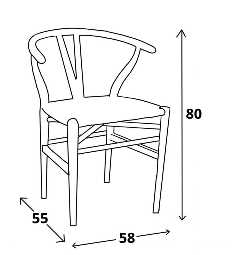 Silla Wishbone-CH24 - Imagen 4